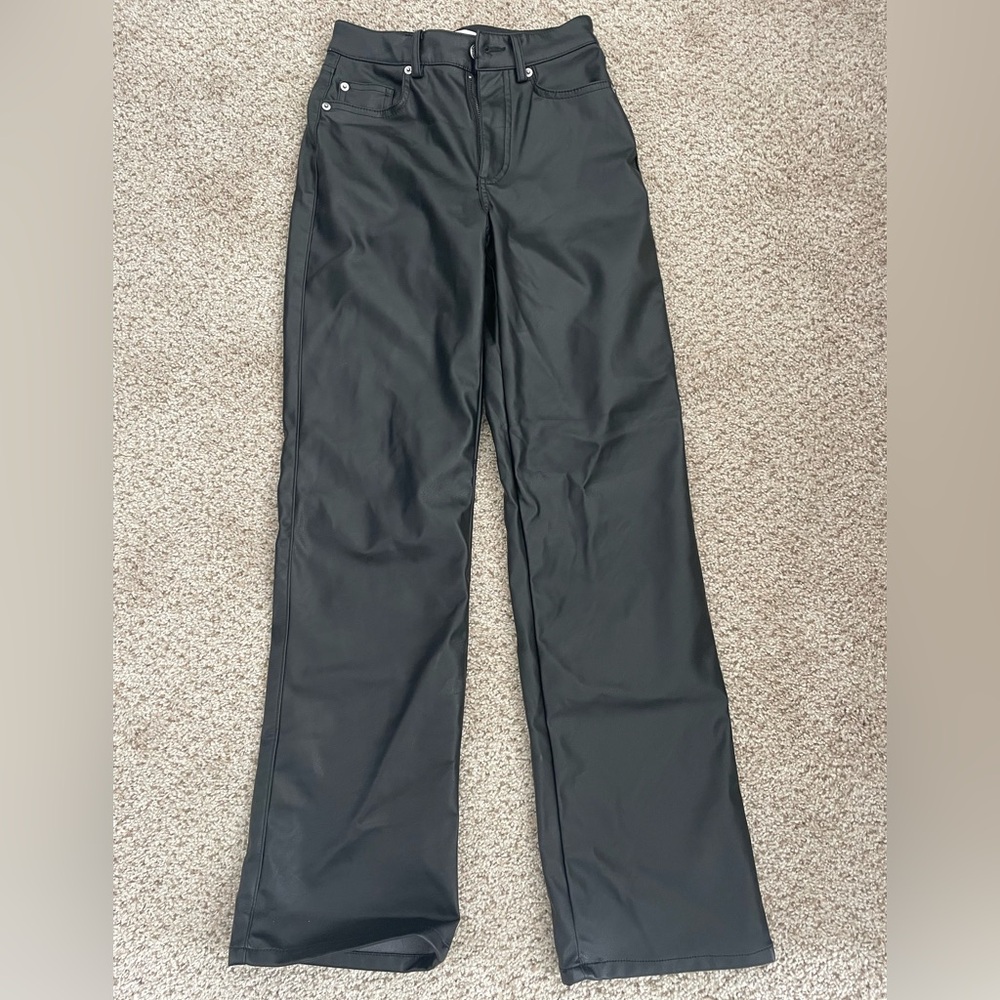 Faux Leather Pants